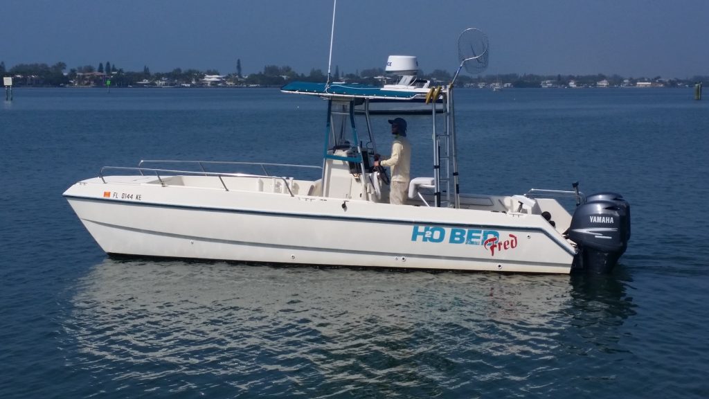 Captain Aaron Lowman Sea Cat 26 foot fishing boat